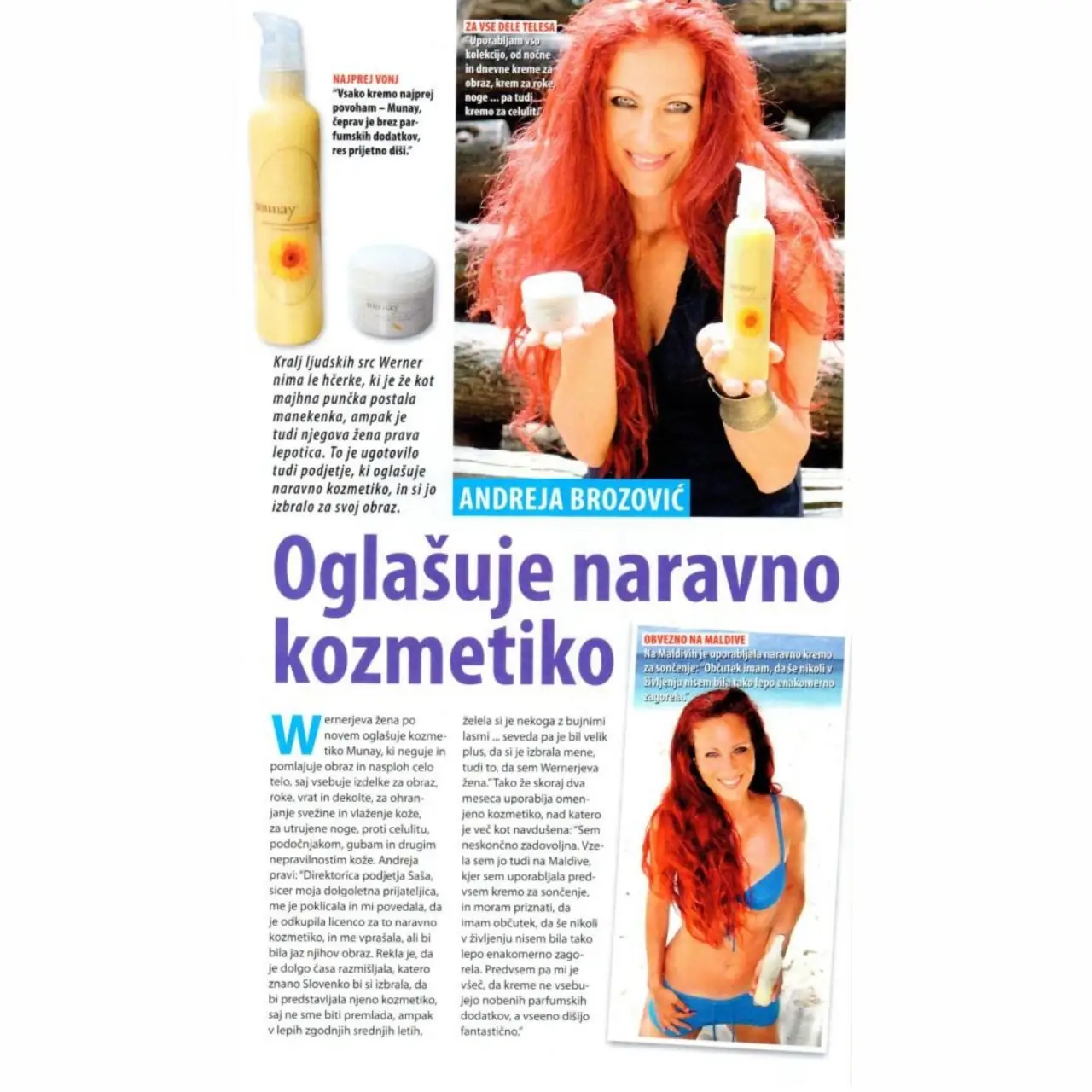 Munay objava v reviji lea